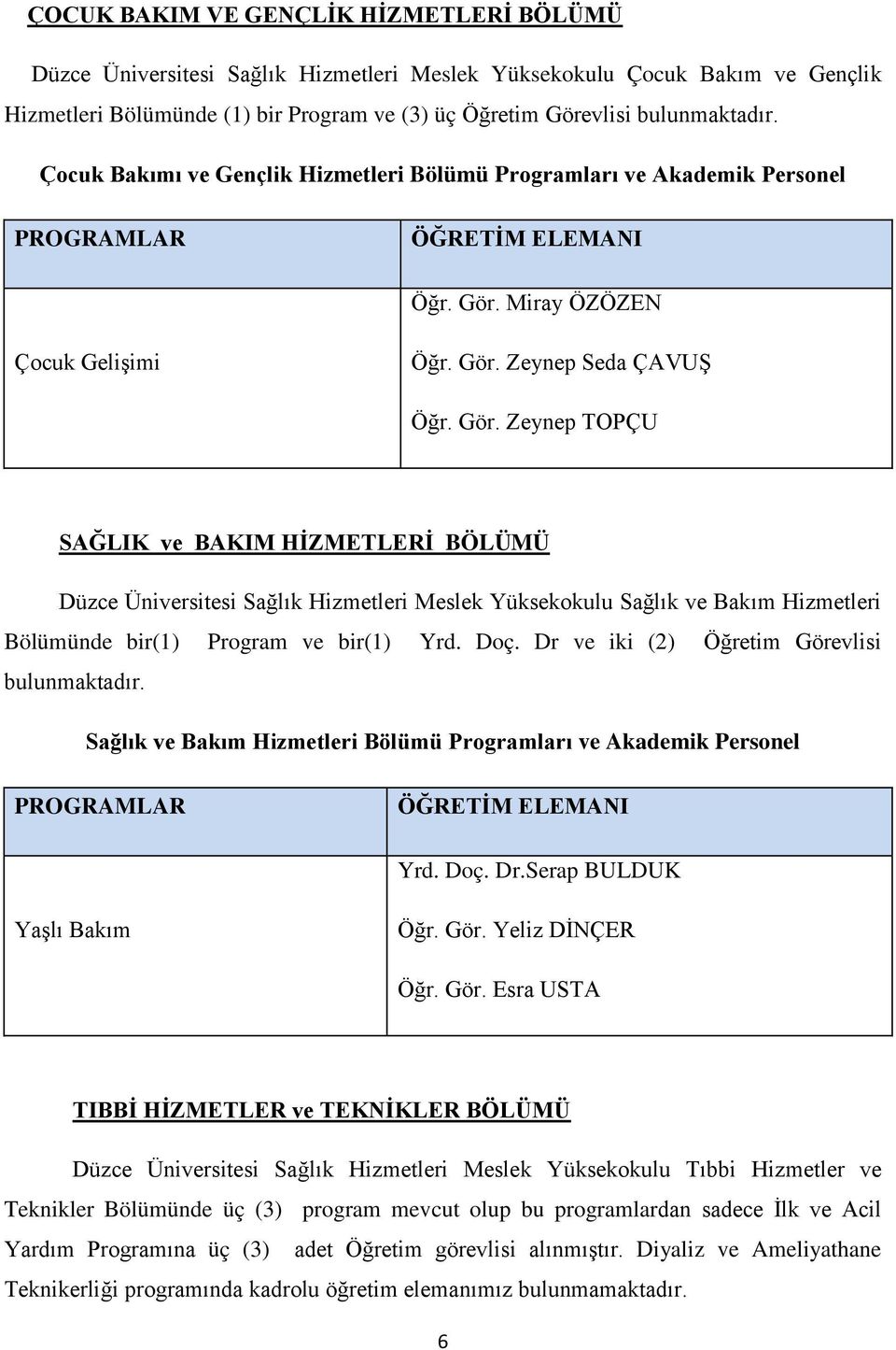 Miray ÖZÖZEN Çocuk Gelişimi Öğr. Gör.