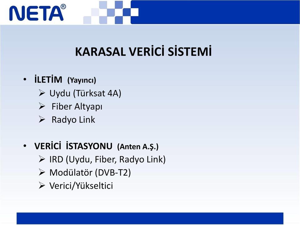 İSTASYONU (Anten A.Ş.