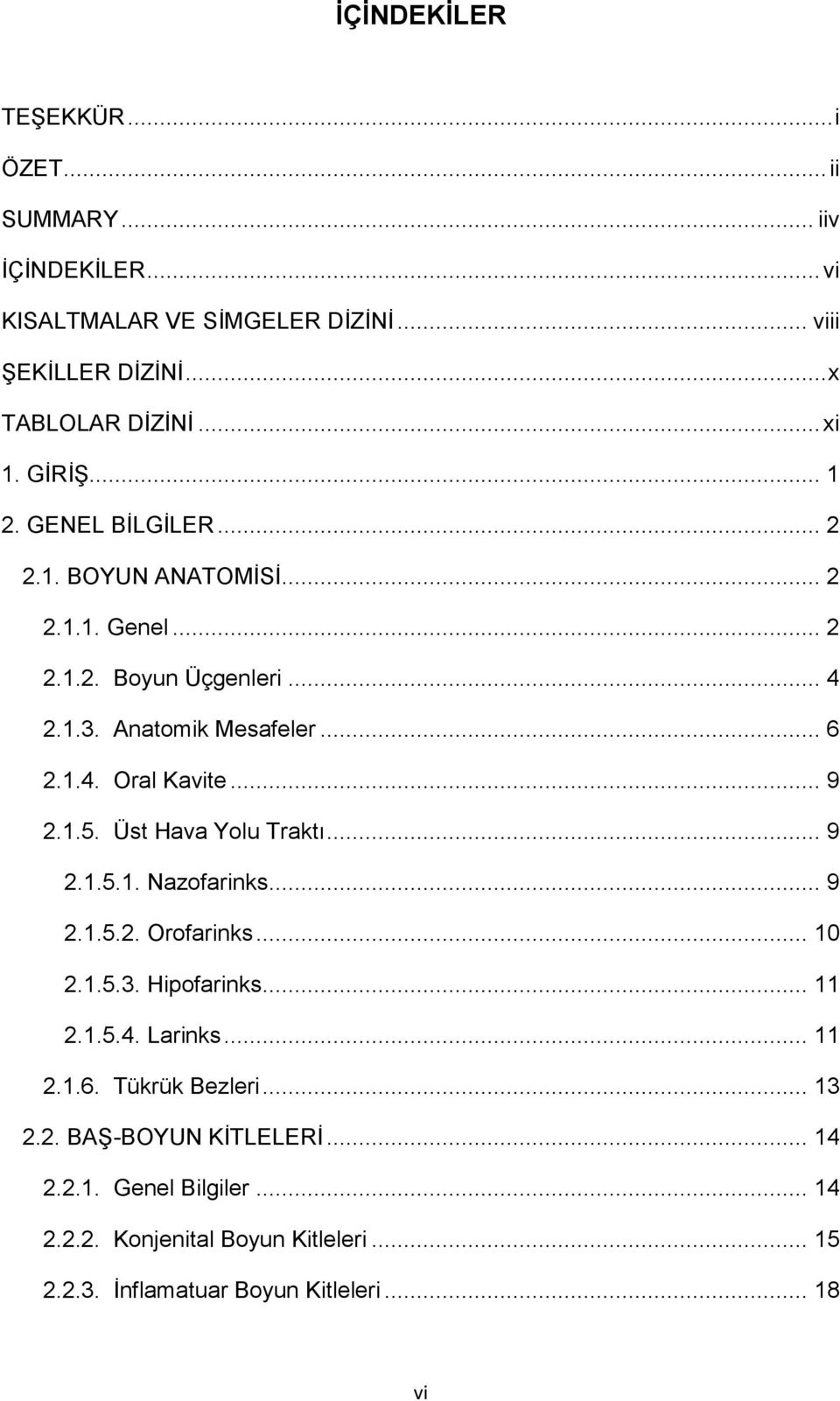 .. 9 2.1.5. Üst Hava Yolu Traktı... 9 2.1.5.1. Nazofarinks... 9 2.1.5.2. Orofarinks... 10 2.1.5.3. Hipofarinks... 11 2.1.5.4. Larinks... 11 2.1.6.