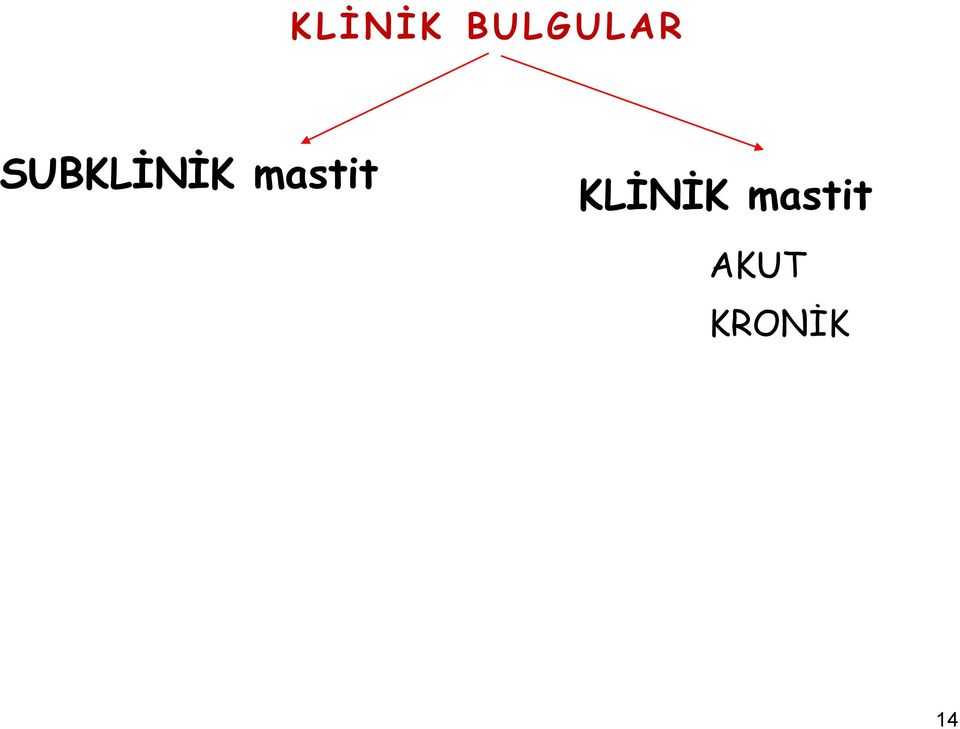 mastit KLİNİK