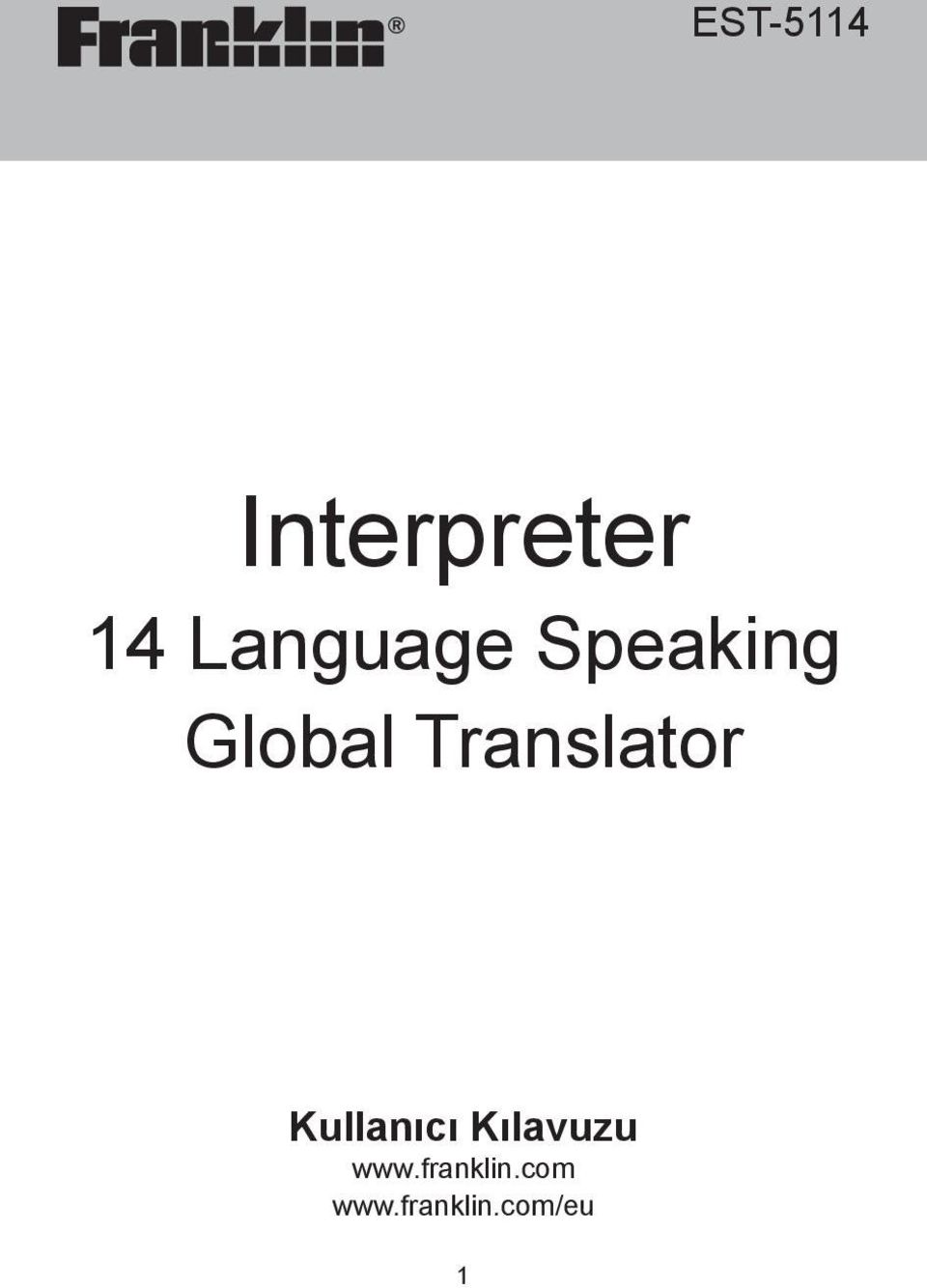 Translator Kullanıcı Kılavuzu