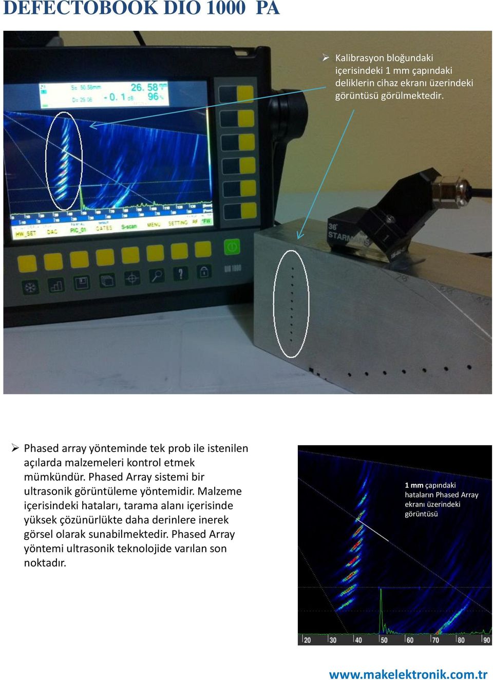 Phased Array sistemi bir ultrasonik görüntüleme yöntemidir.