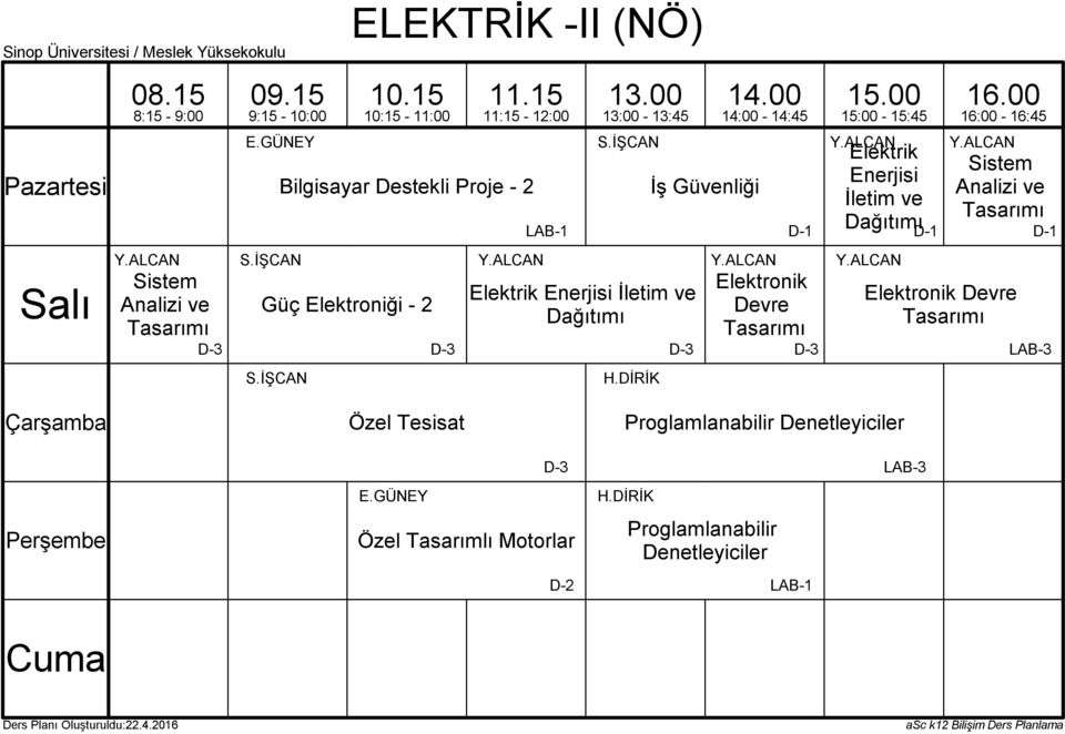İŞCAN Güç Elektroniği - 2 Elektrik Enerjisi İletim ve Dağıtımı Elektronik Devre Elektronik Devre