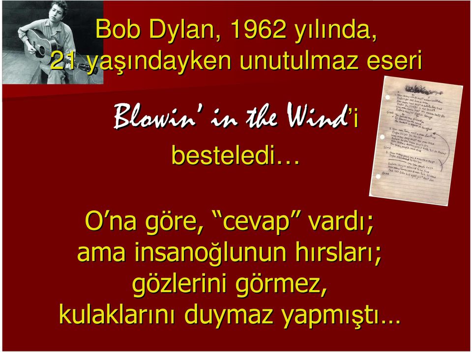 na göre, g cevap vardı; ama insanoğlunun hırslarh