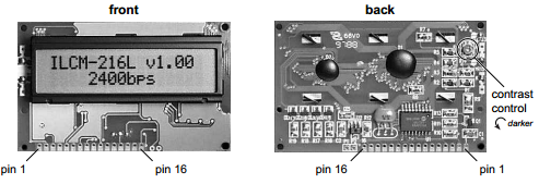Seri LCD MCU ya seri olarak sadece bir kablo ile bağlanırlar ve normal olarak RS232 seri iletişim