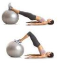 Pelvic thrust Ball back ekstansiyonu L1= Longissimus L5= Multifidus Deadlift Squat