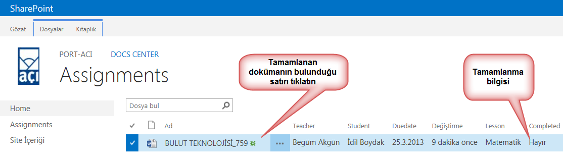 Dokümanı kaydedebilme Doküman üzerinde istenen değişiklik yapılır. File menüsüne girilir. Ve doküman Save butonu ile kaydedilir.