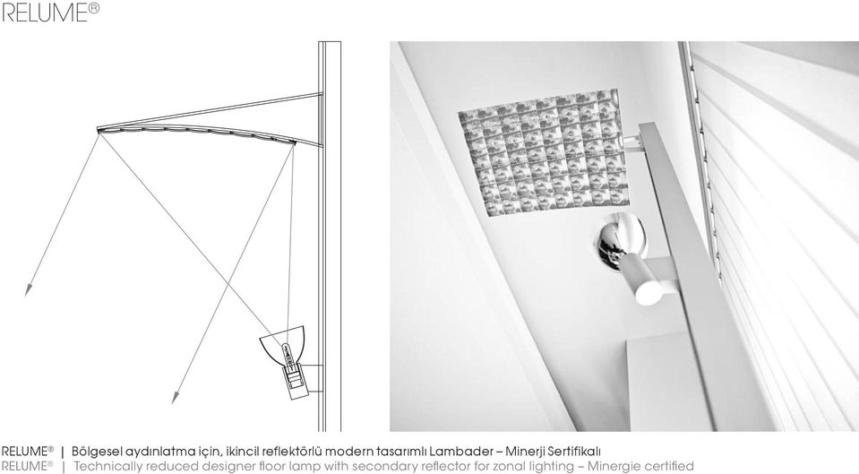 Sertifikalý RELUME Technically reduced designer fl oor