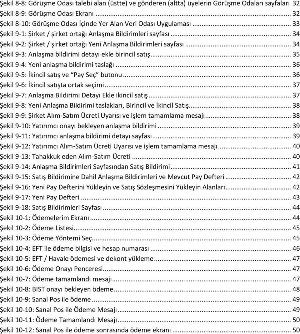 .. 34 Şekil 9-2: Şirket / şirket ortağı Yeni Anlaşma Bildirimleri sayfası... 34 Şekil 9-3: Anlaşma bildirimi detayı ekle birincil satış... 35 Şekil 9-4: Yeni anlaşma bildirimi taslağı.