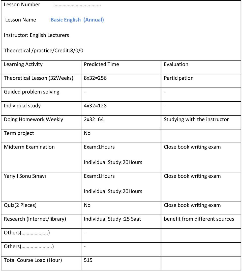 the instructor s Individual Study:20Hours s Individual Study:20Hours Quiz(2 Pieces) Research