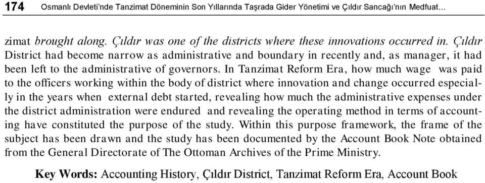 In Tanzimat Reform Era, how much wage was paid to the officers working within the body of district where innovation and change occurred especially in the years when external debt started, revealing