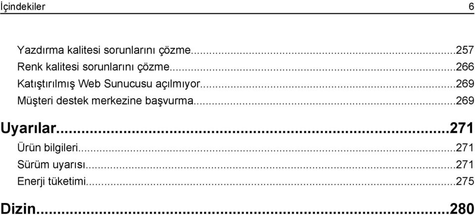 ..266 Katıştırılmış Web Sunucusu açılmıyor.