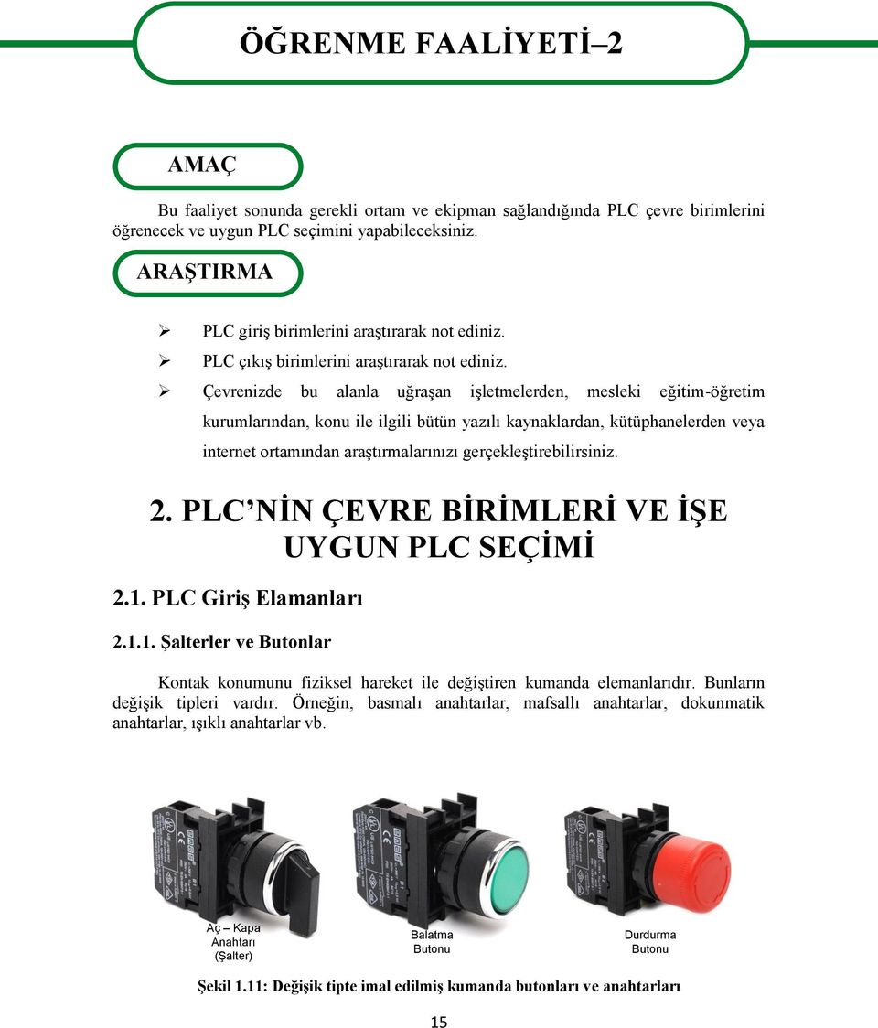 Çevrenizde bu alanla uğraşan işletmelerden, mesleki eğitim-öğretim kurumlarından, konu ile ilgili bütün yazılı kaynaklardan, kütüphanelerden veya internet ortamından araştırmalarınızı