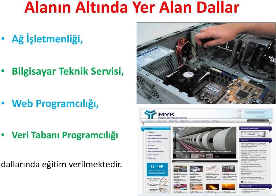 Servisi, Web Programcılığı, Veri