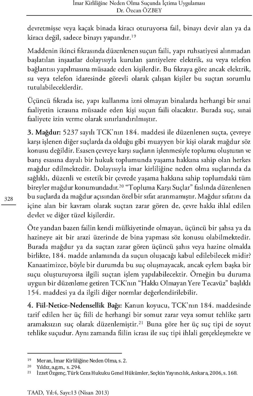 21 İzzet Özgenç, Türk Ceza Hukuku Genel