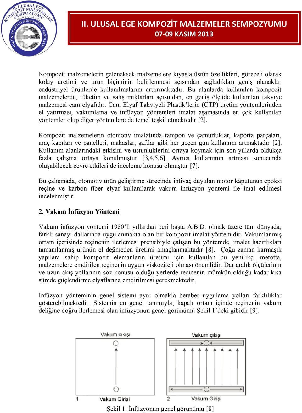 Cam Elyaf Takviyeli Plastik lerin (CTP) üretim yöntemlerinden el yatırması, vakumlama ve infüzyon yöntemleri imalat aşamasında en çok kullanılan yöntemler olup diğer yöntemlere de temel teşkil