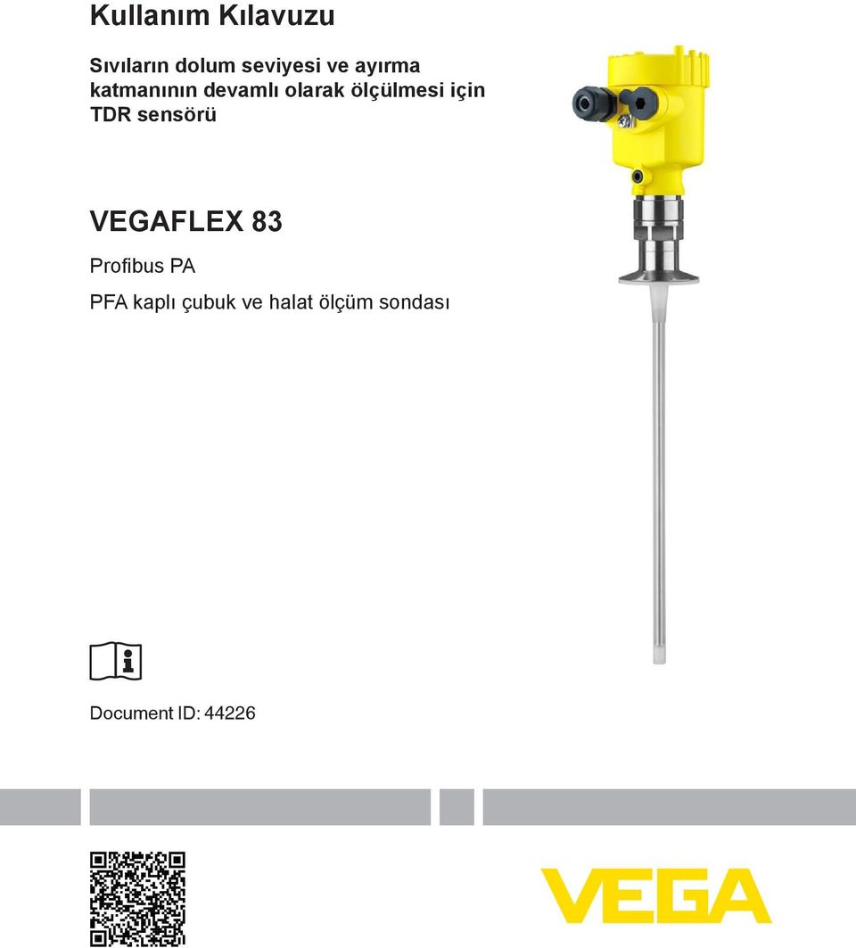 için TDR sensörü VEGAFLEX 83 Profibus PA PFA