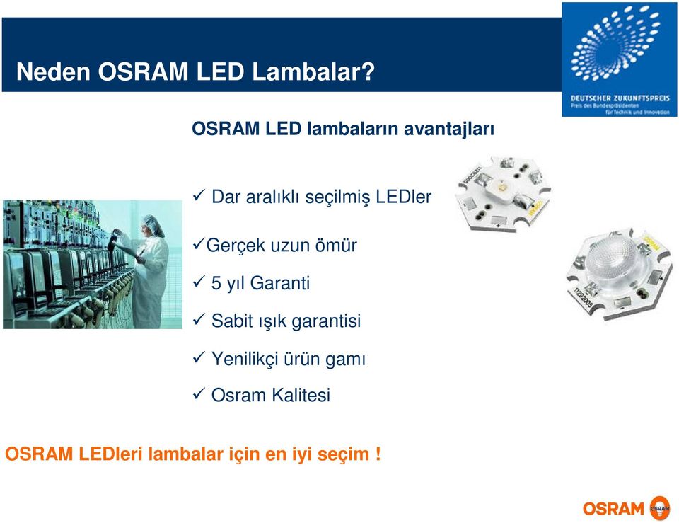 seçilmiş LEDler Gerçek uzun ömür 5 yıl Garanti Sabit