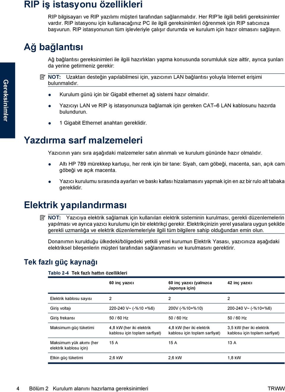 Ağ bağlantısı Ağ bağlantısı gereksinimleri ile ilgili hazırlıkları yapma konusunda sorumluluk size aittir, ayrıca şunları da yerine getirmeniz gerekir: Gereksinimler NOT: Uzaktan desteğin