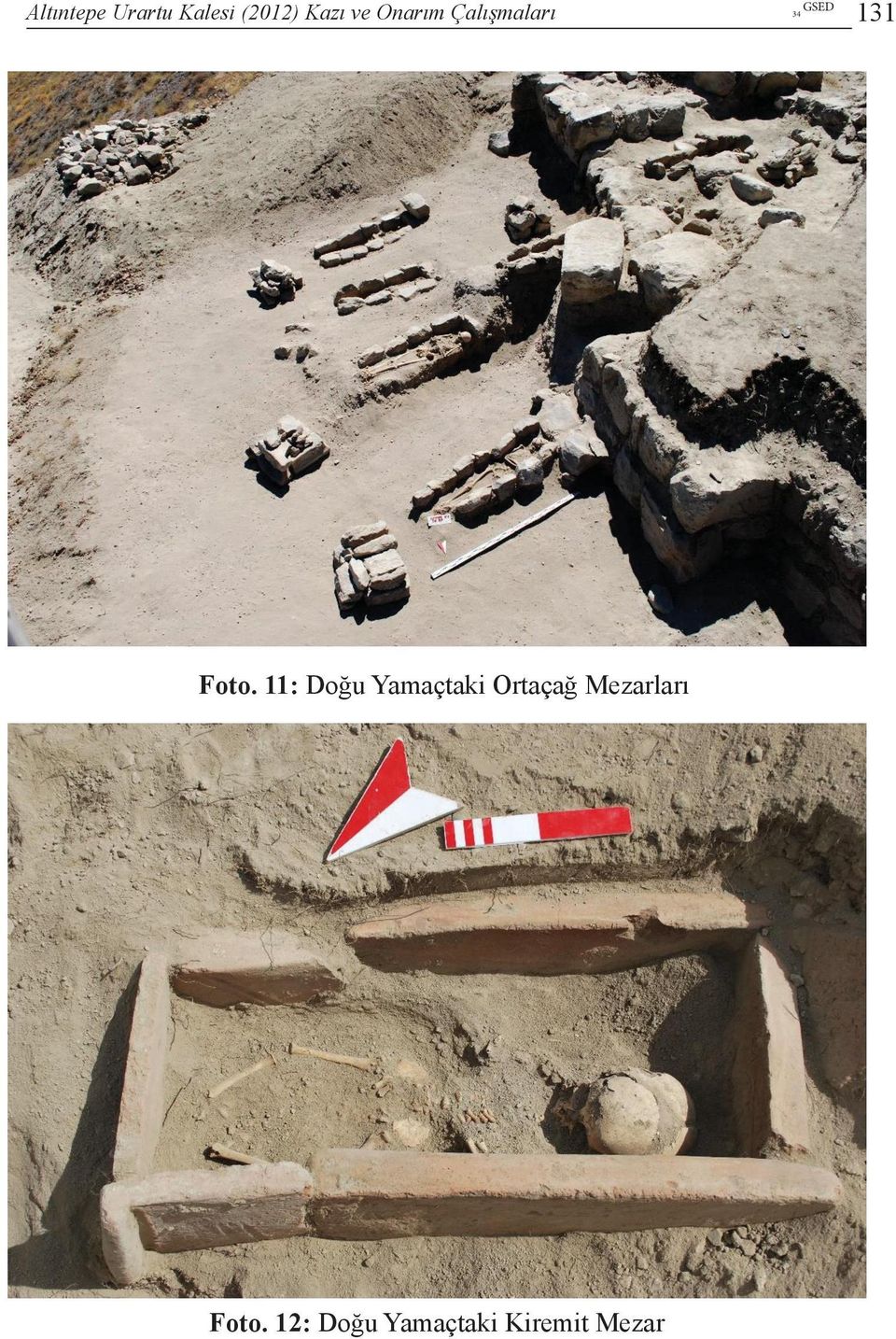 11: Doğu Yamaçtaki Ortaçağ Mezarları Foto.
