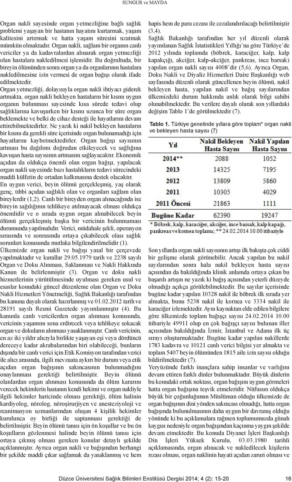 Bu doğrultuda, bir bireyin ölümünden sonra organ ya da organlarının hastalara nakledilmesine izin vermesi de organ bağışı olarak ifade edilmektedir.