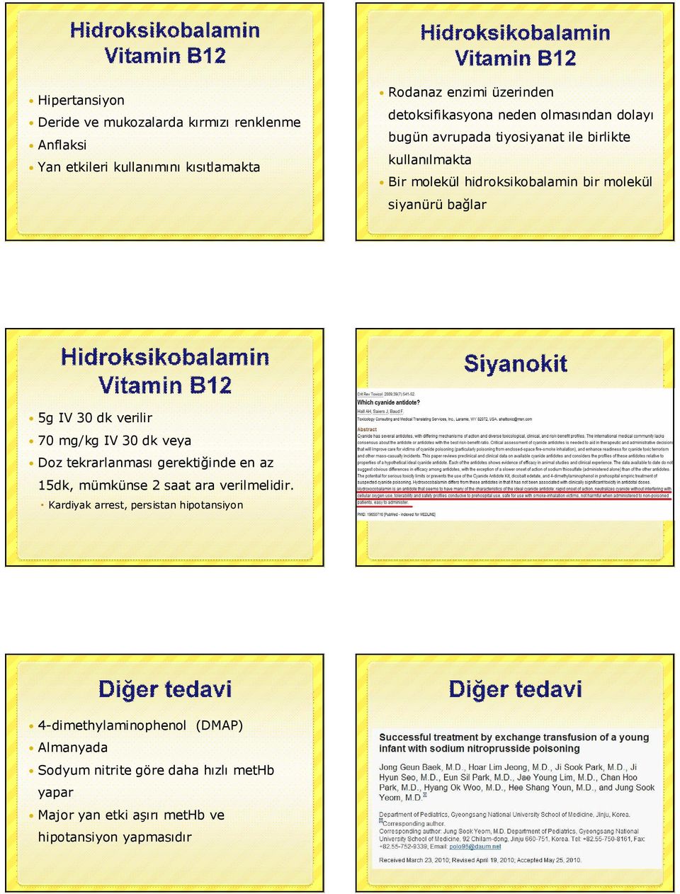 30 dk verilir 70 mg/kg IV 30 dk veya Doz tekrarlanması gerektiğinde en az 15dk, mümkünse 2 saat ara verilmelidir.