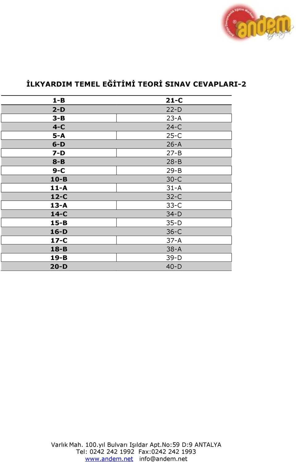 28-B 9-C 29-B 10-B 30-C 11-A 31-A 12-C 32-C 13-A 33-C 14-C