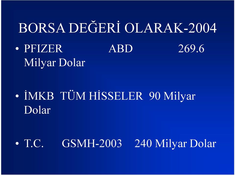 6 Milyar Dolar İMKB TÜM