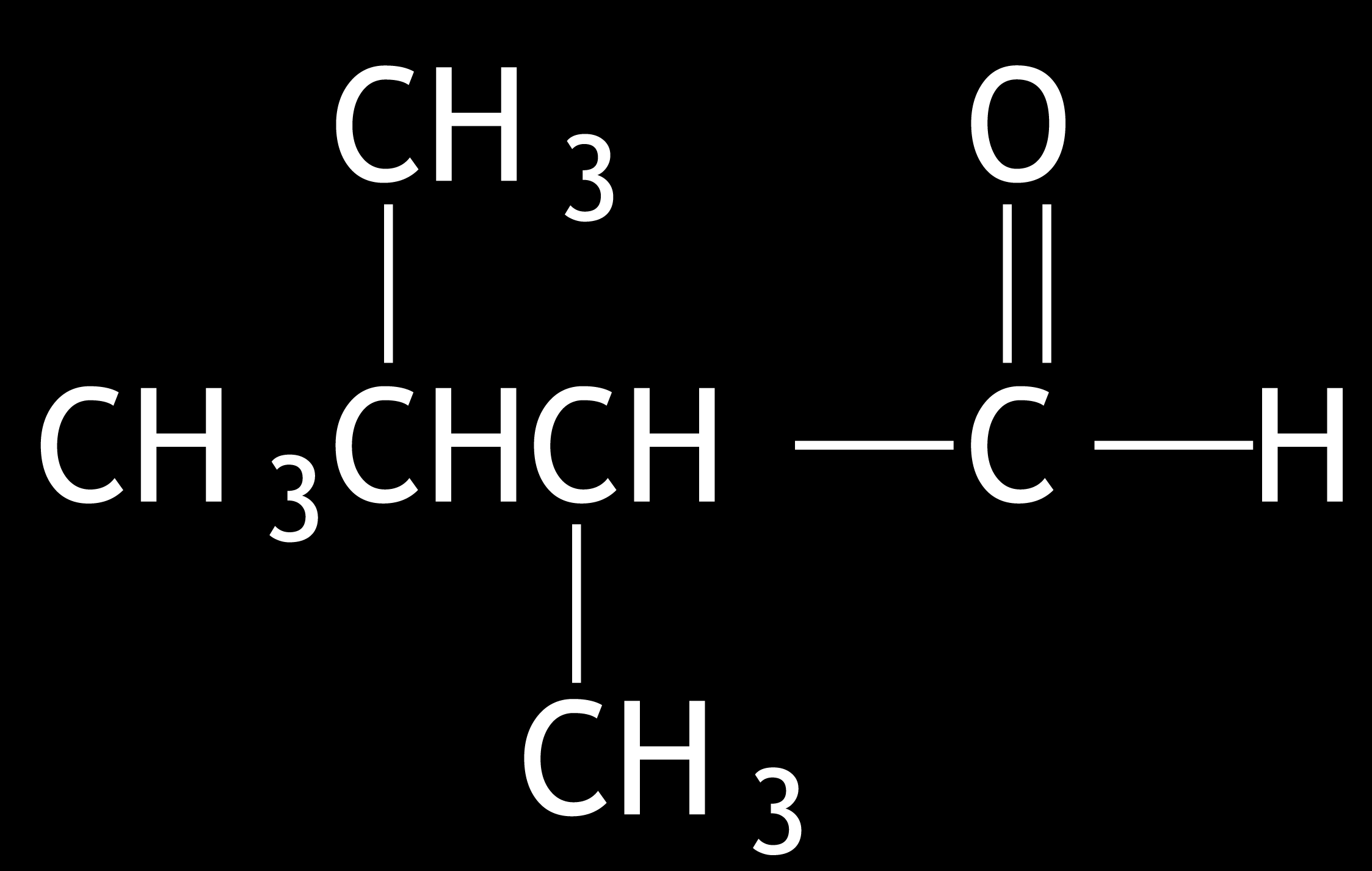 Aşağıdaki aldehiti IUPAC