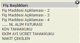 Hesap Adı kolonu üzerinde klavyeden hesap adı yazıp Enter tuşuna bastığınızda karşınıza otomatik olarak Hesap Arama Penceresi, hesap adına göre arama düzeninde gelir.