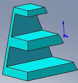 Örnek çalışma 2: Aşağıda verilen şekli serbest ölçülerde çiziniz. II-37-) Simple Hole (Basit delik delme): Katı model üzerinde basit anlamda delik delmek için kullanılan komuttur.