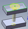 Solidworks Ders Notları 122 5-1-)Through Hole Diameter: Delik çapı belirlenir 5-2-)Counterbore Diameter: Vida başının çap ayarları yapılır.