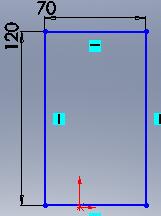 3-)Top plane ve Normal To görünüşleri tekrar seçilir ve plane oluşturulmuş olur. 4-) Şekilde olduğu gibi katıdan çıkarılacak objeler çizilir.