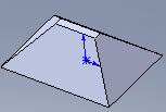 Solidworks Ders Notları 75 1-1-)Edges to faces or Vertex: Kenar, yüzey ve köşe noktalarının seçildiği alndır. 1-2-)Angle distance: Pah açısı ve uzunluk verilerek kırma işlemi yapmak için kullanılır.