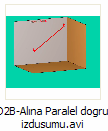 13/40 Doğrunun i Doğru parçasının uç noktalarına ait izdüşümleri ayrı ayrı çizilip birleştirilerek doğrunun izdüşümleri elde edilir.