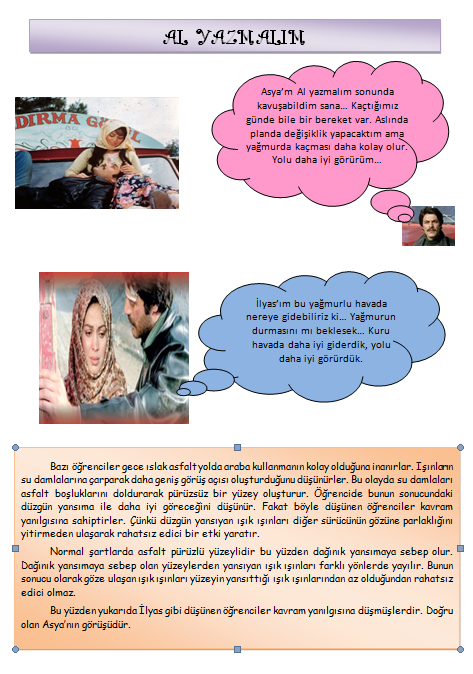 iv) Yansıtma ve Değerlendirme: Geleneksel ölçme ve değerlendirme yöntemleri bilgiyi ve kavramsal değişimi kavramsal seviyede değerlendirirken yetersiz kalmaktadır.