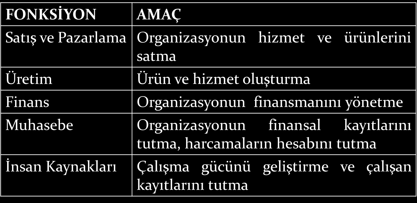 Bilişim sistemleri organizasyonların bir parçasıdır.