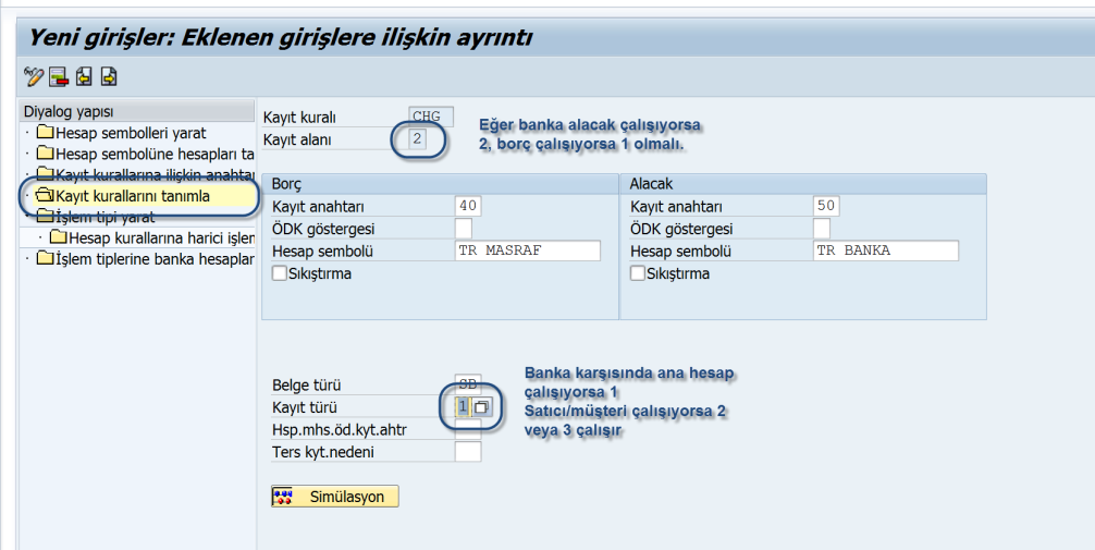 Otomatik muhasebe kaydı