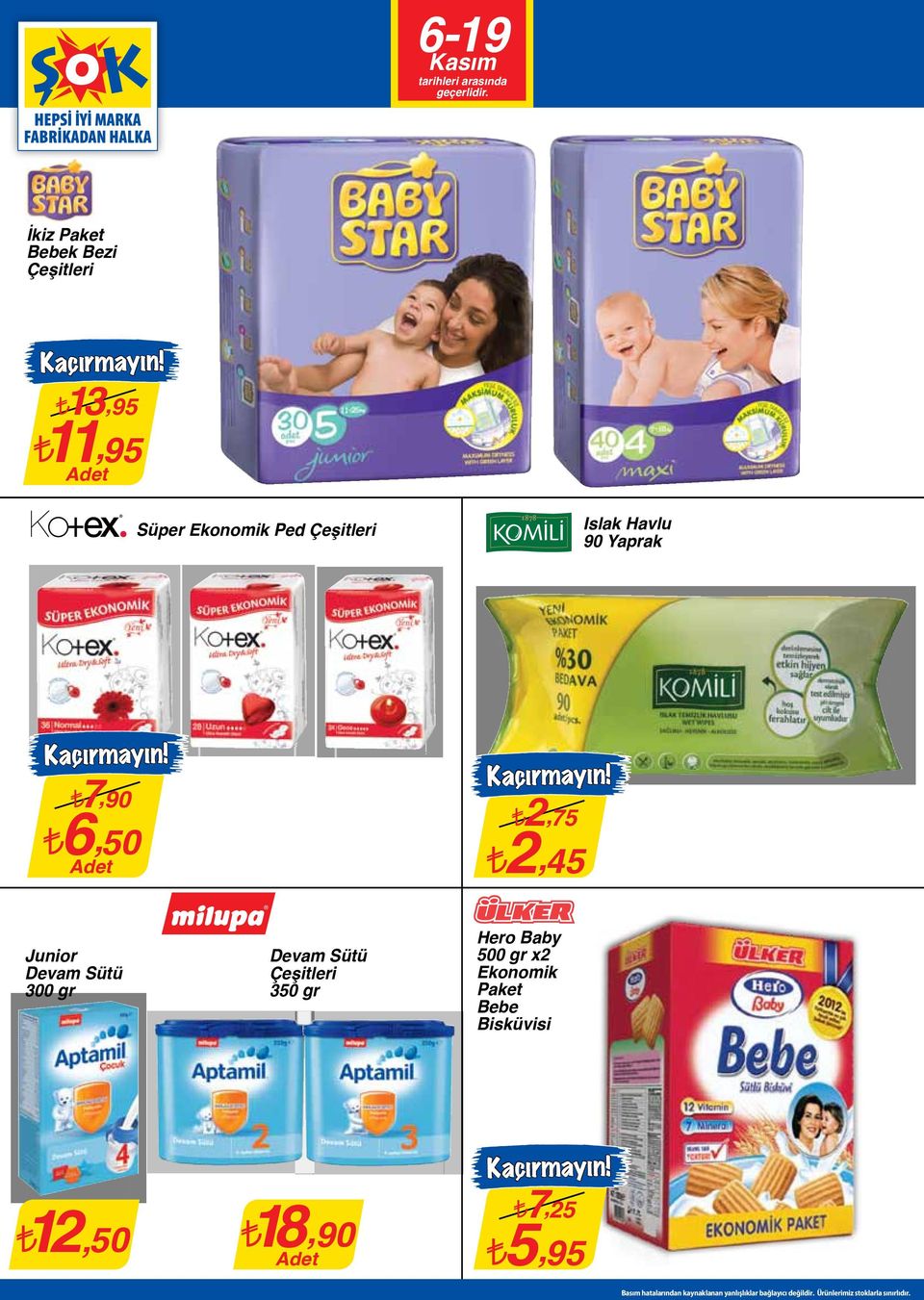 Devam Sütü 300 gr Devam Sütü 350 gr Hero Baby 500 gr