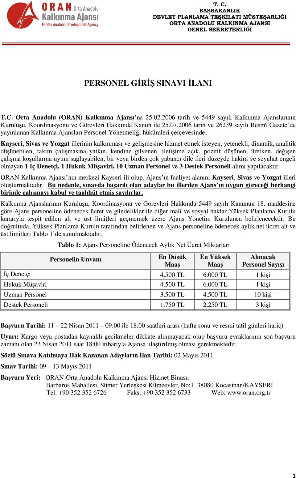 isteyen, yetenekli, dinamik, analitik düşünebilen, takım çalışmasına yatkın, kendine güvenen, iletişime açık, pozitif düşünen, üretken, değişen çalışma koşullarına uyum sağlayabilen, bir veya birden