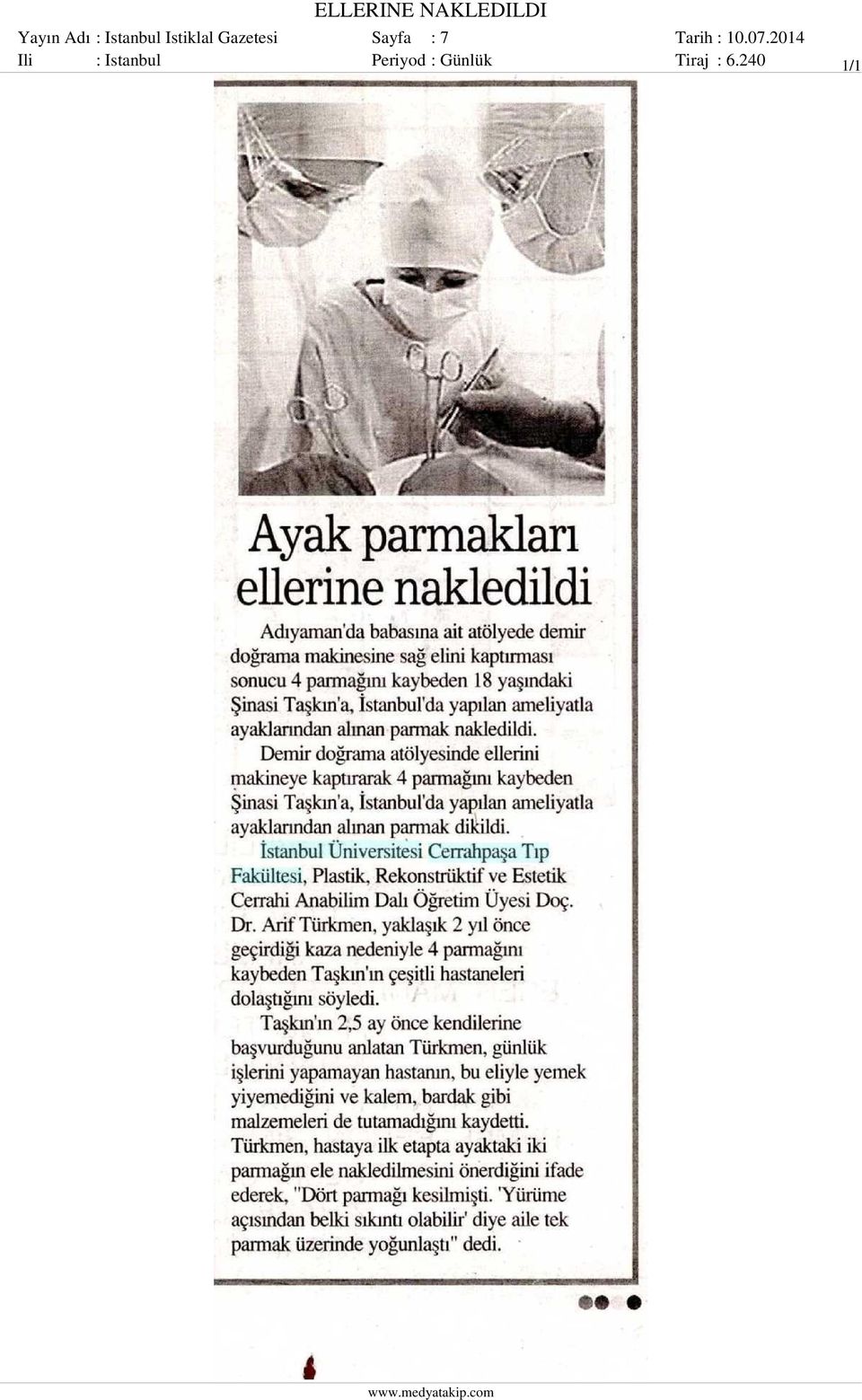 Sayfa : 7 Ili : Istanbul