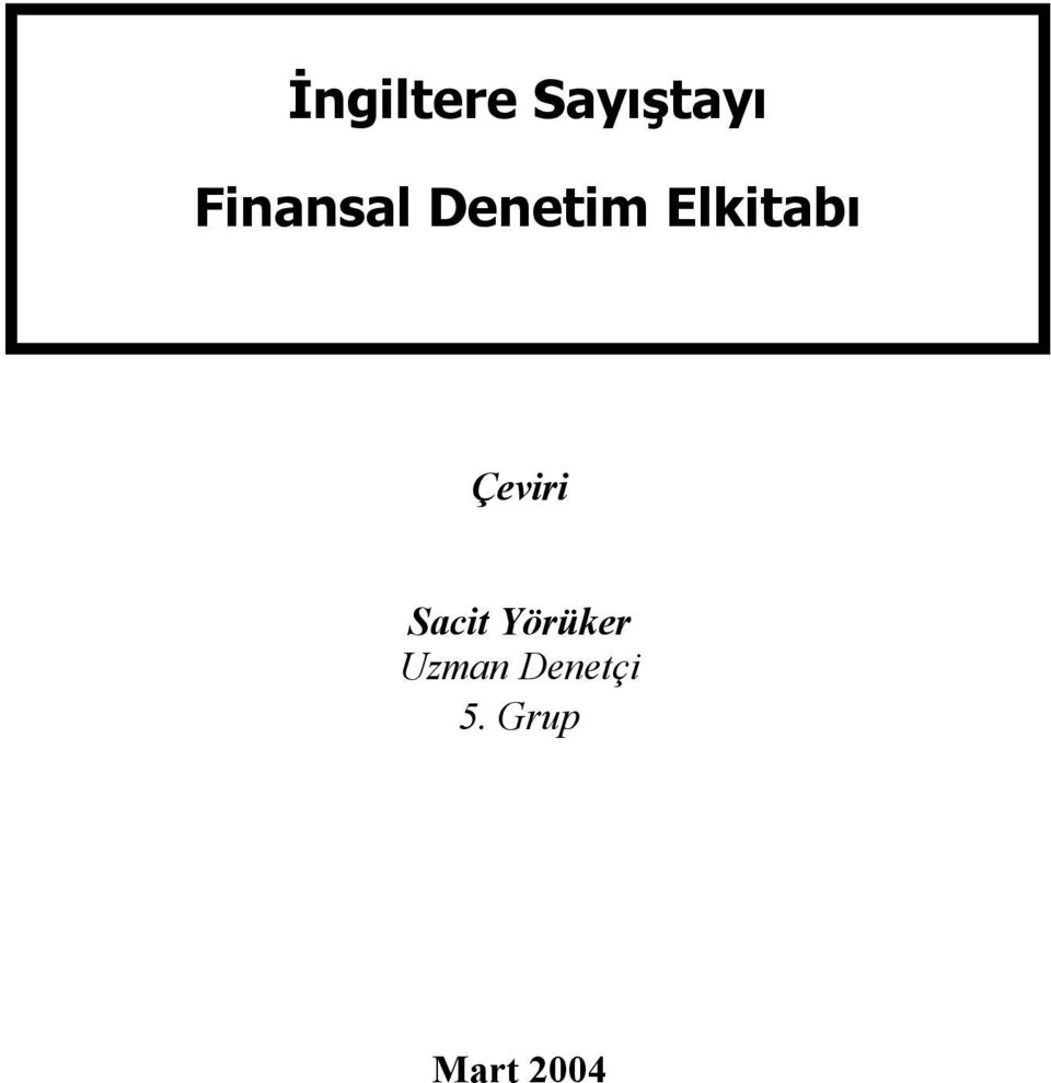 Elkitabı Çeviri Sacit