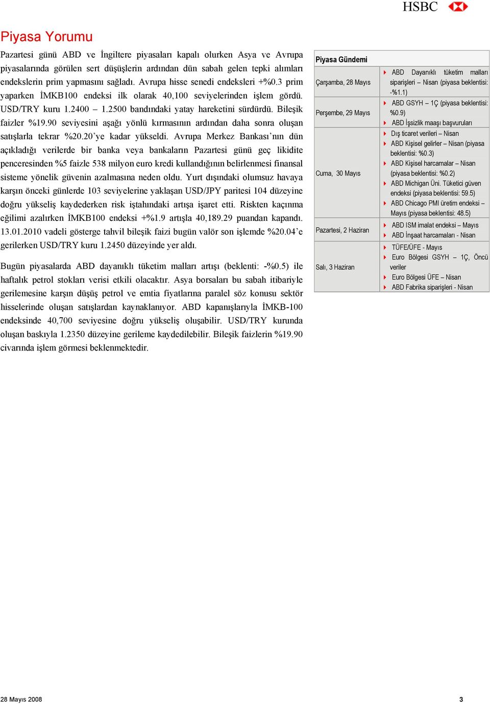 90 seviyesini aşağı yönlü kırmasının ardından daha sonra oluşan satışlarla tekrar %20.20 ye kadar yükseldi.