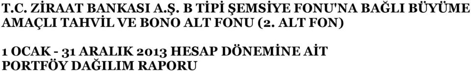 HESAP DÖNEMİNE