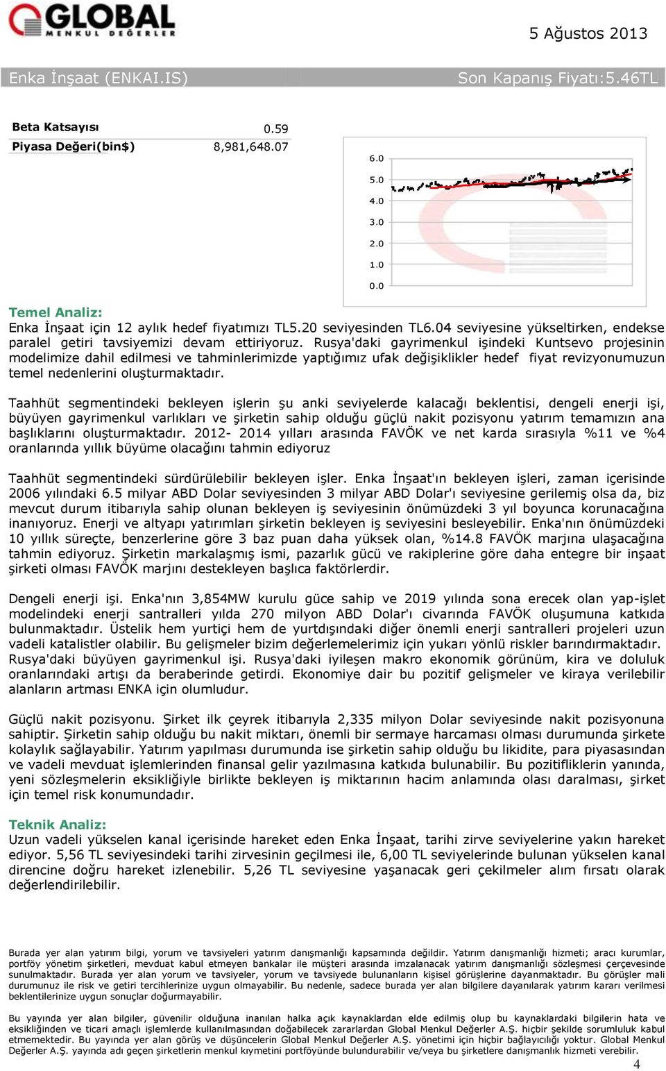 Rusya'daki gayrimenkul işindeki Kuntsevo projesinin modelimize dahil edilmesi ve tahminlerimizde yaptığımız ufak değişiklikler hedef fiyat revizyonumuzun temel nedenlerini oluşturmaktadır.