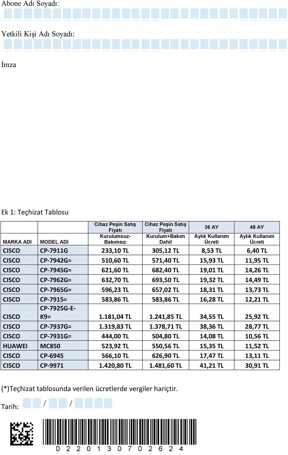 CISCO CP-7962G= 632,70 TL 693,50 TL 19,32 TL 14,49 TL CISCO CP-7965G= 596,23 TL 657,02 TL 18,31 TL 13,73 TL CISCO CP-7915= 583,86 TL 583,86 TL 16,28 TL 12,21 TL CISCO CP-7925G-E- K9= 1.181,04 TL 1.