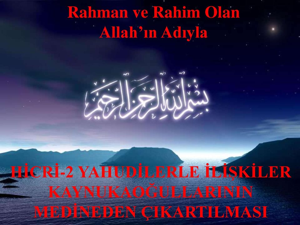 YAHUDİLERLE İLİŞKİLER