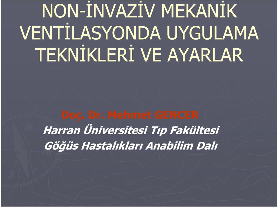 Mehmet GENCER Harran Üniversitesi Tıp