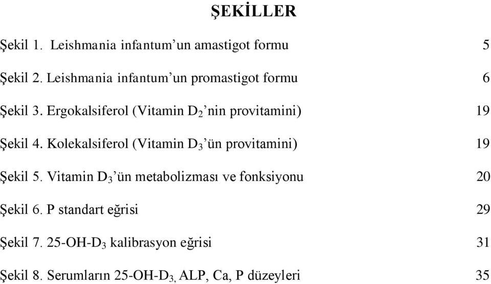 Ergokalsiferol (Vitamin D 2 nin provitamini) 19 Şekil 4.