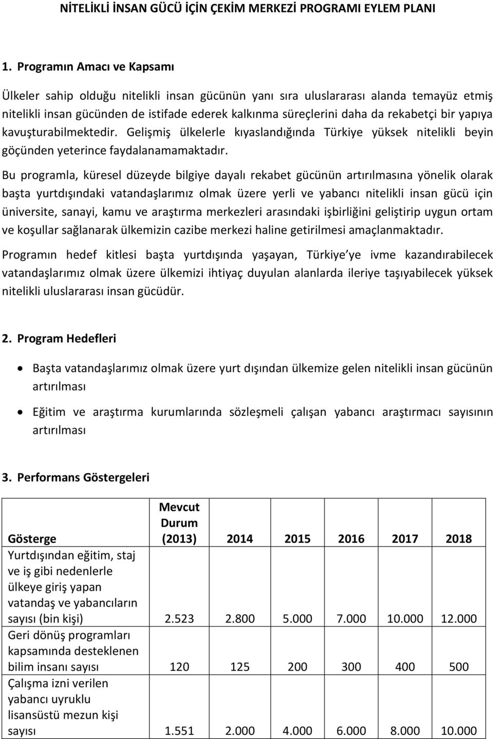 bir yapıya kavuşturabilmektedir. Gelişmiş ülkelerle kıyaslandığında Türkiye yüksek nitelikli beyin göçünden yeterince faydalanamamaktadır.